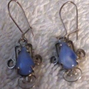 12K GF Powder Blue  Earrings